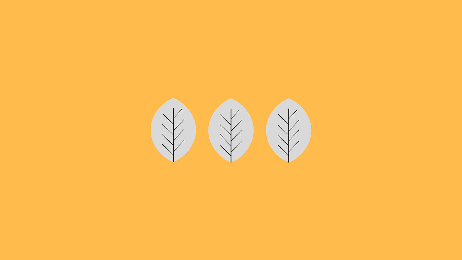 A minimalist take on the traditional autumnal scene Wallpaper