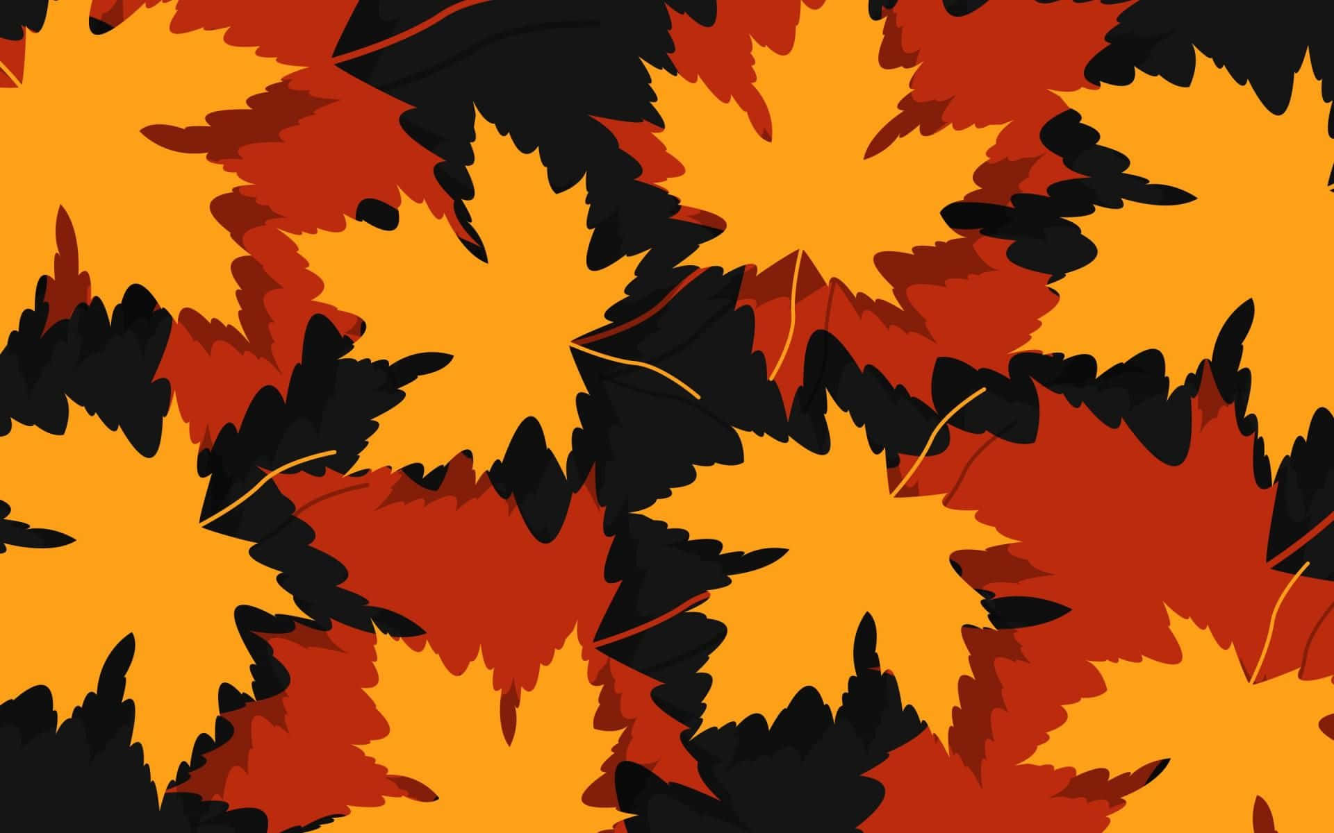 "Beautiful Autumn Colours - Minimalist Style" Wallpaper