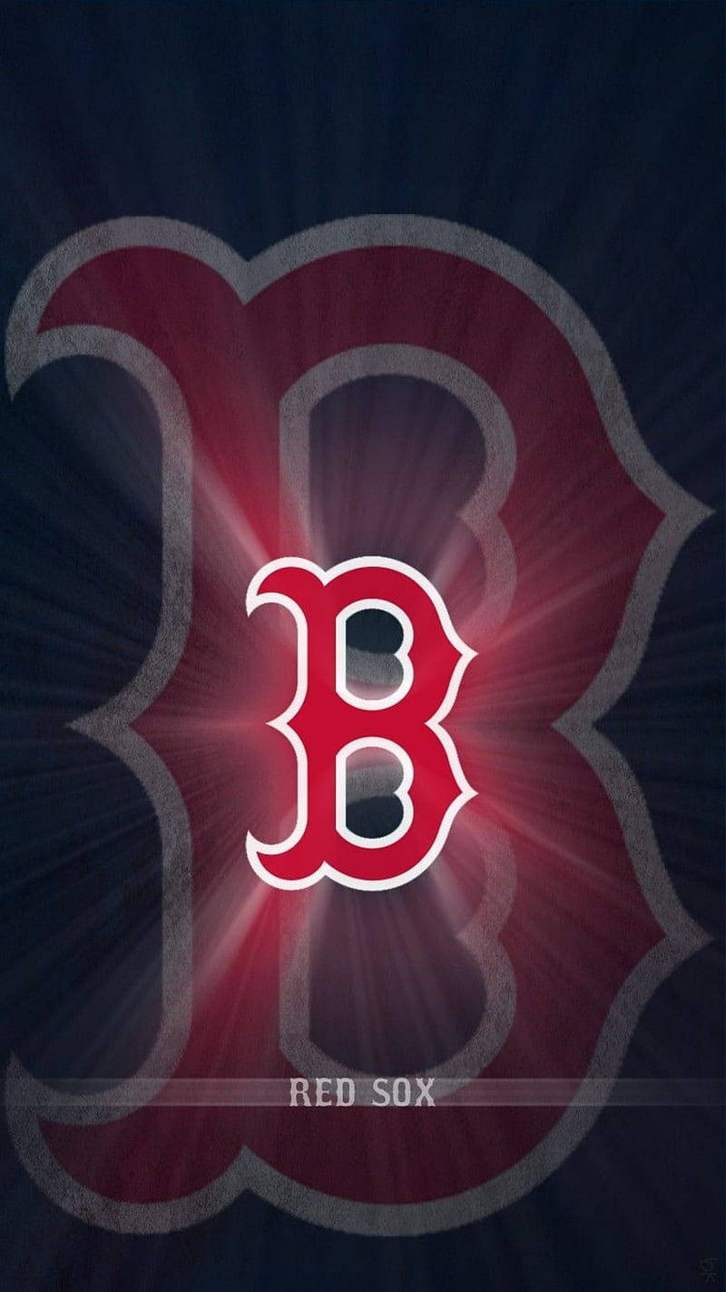 Minimalist B Logo Red Sox Wallpaper
