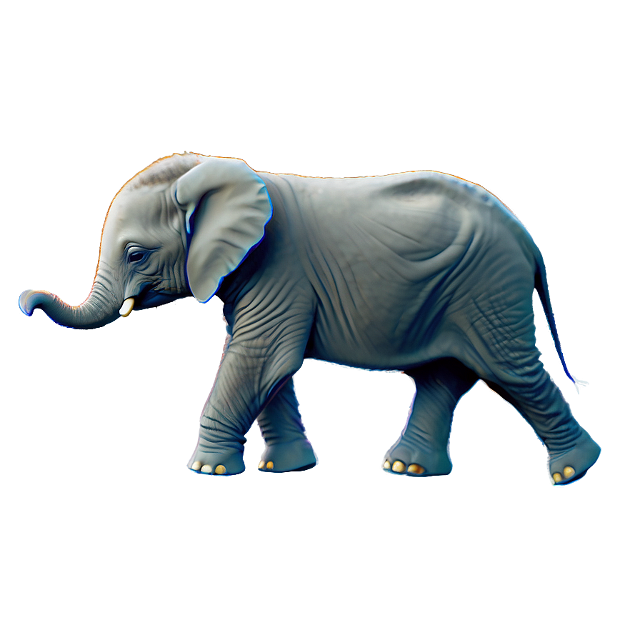 Minimalist Baby Elephant Png Auu56 PNG