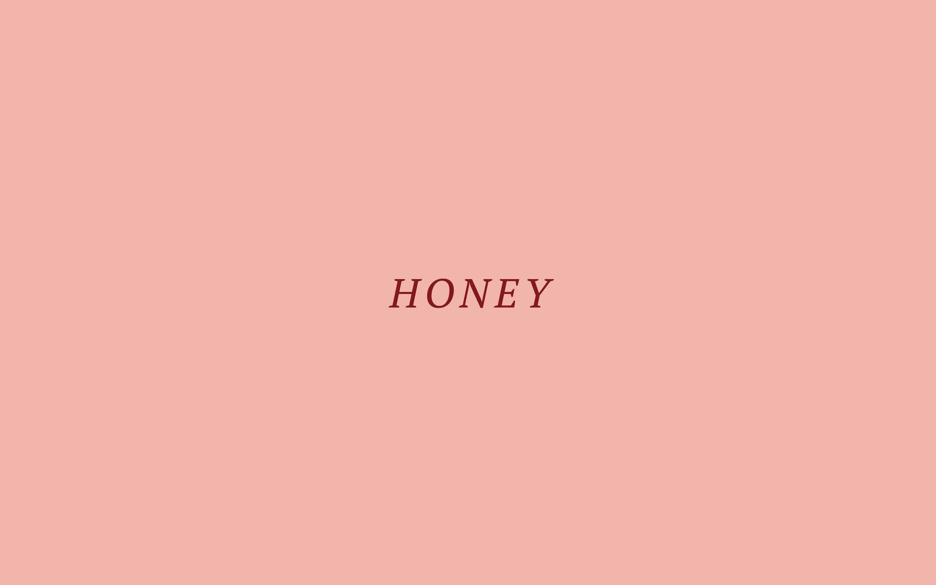 Minimalist Baddie Honey Wallpaper