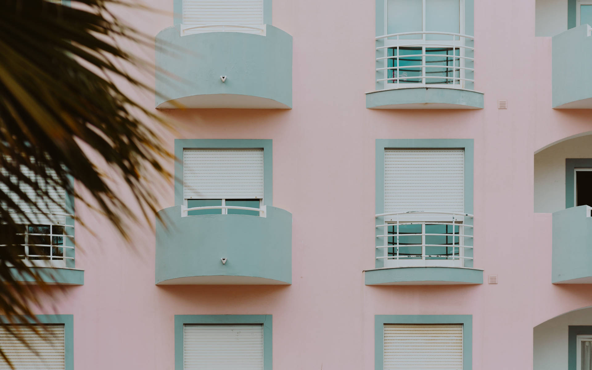 Minimalist Balconies In Pastel Colors