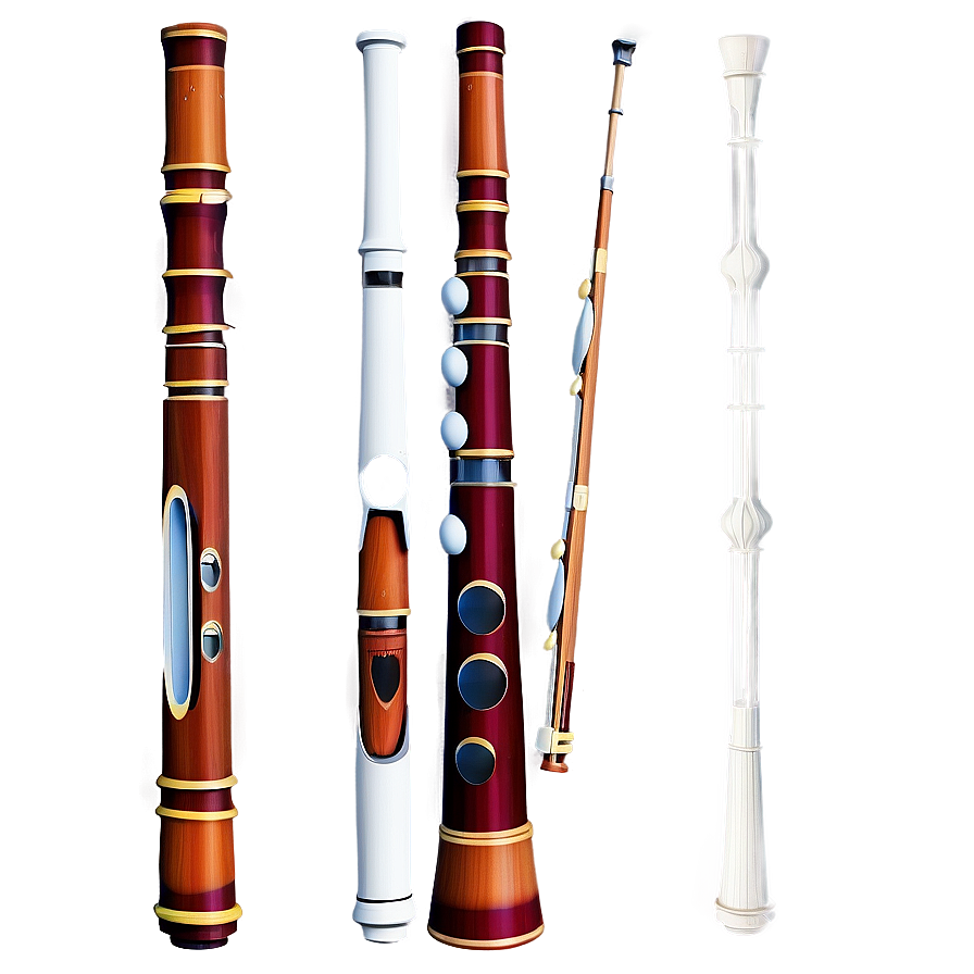 Minimalist Bassoon Png 06272024 PNG