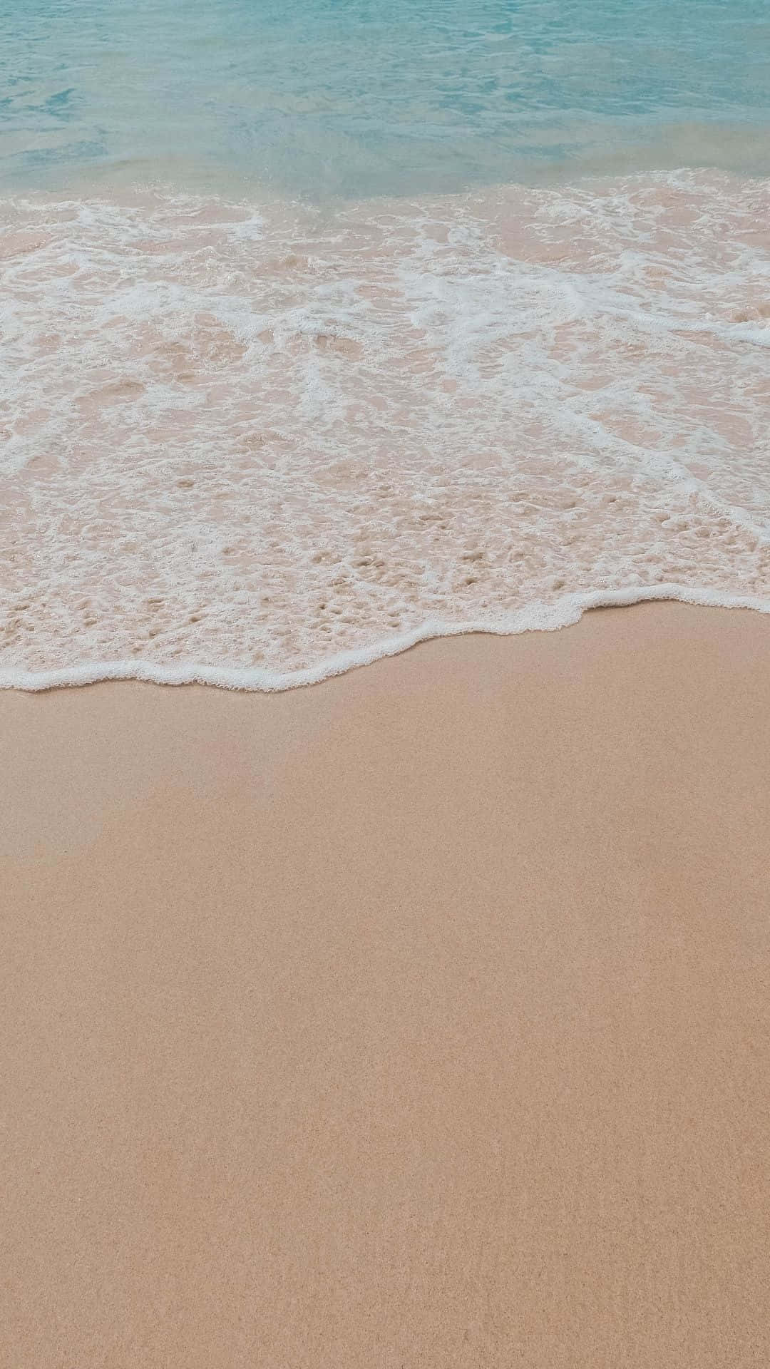 a minimalist mobile wallpaper showcasing a serene seascape with soft waves  and a distant shoreline. AI generative 25219253 Stock Photo at Vecteezy