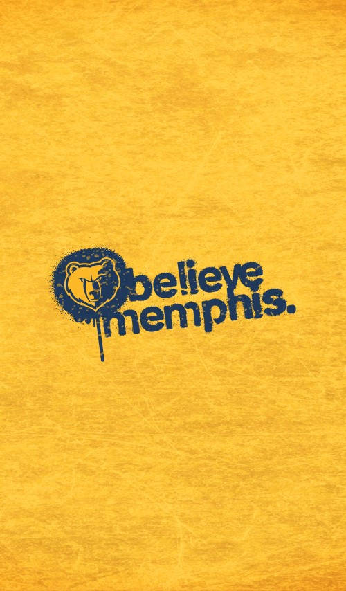 Minimalist Believe Memphis Grizzlies Wallpaper