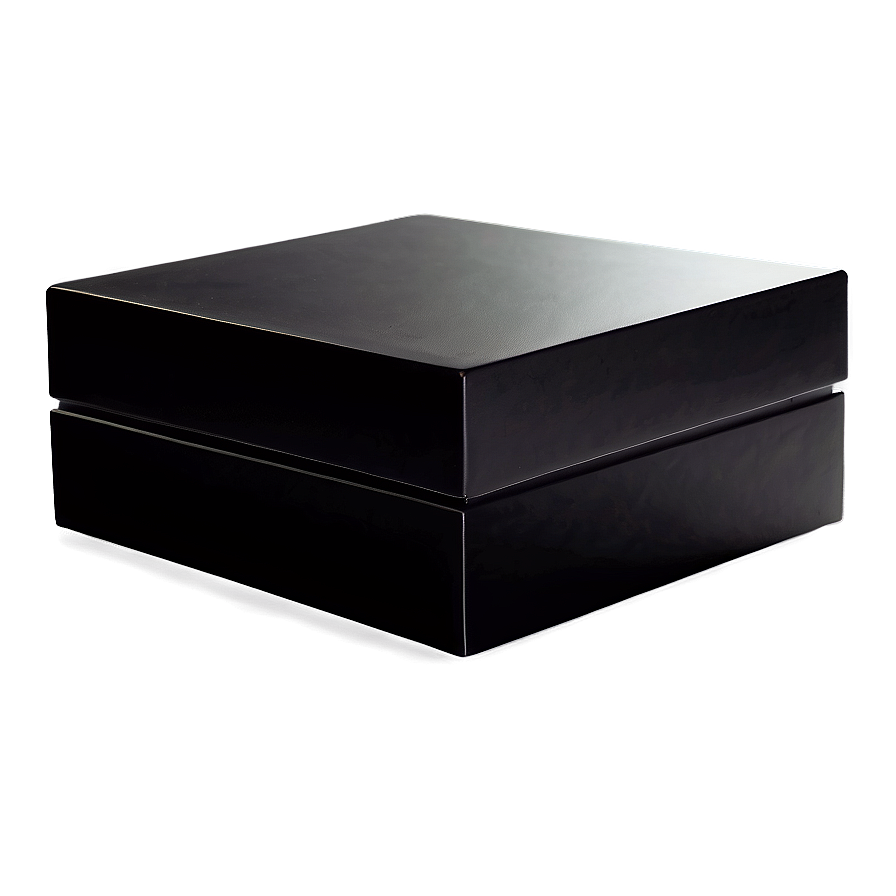 Minimalist Black Box Png 05252024 PNG