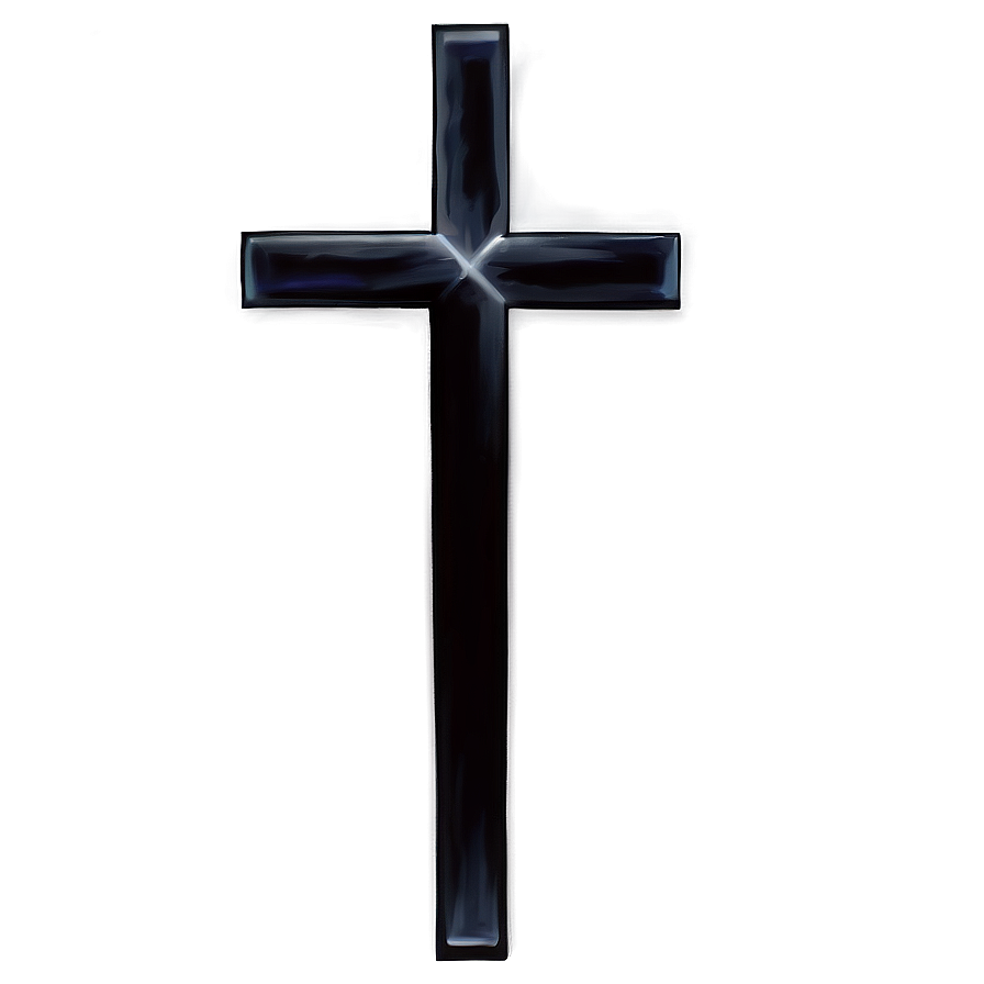 Minimalist Black Cross Png Qeu PNG