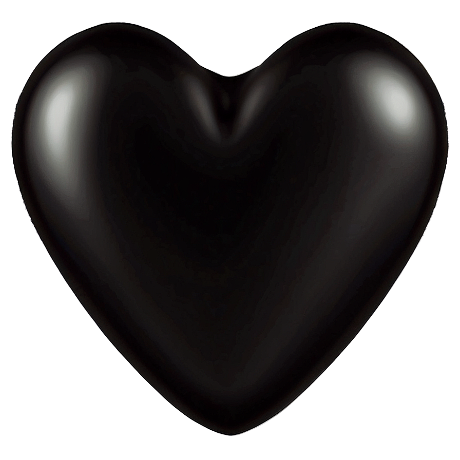 Minimalist Black Heart Emoji Png Bfp PNG