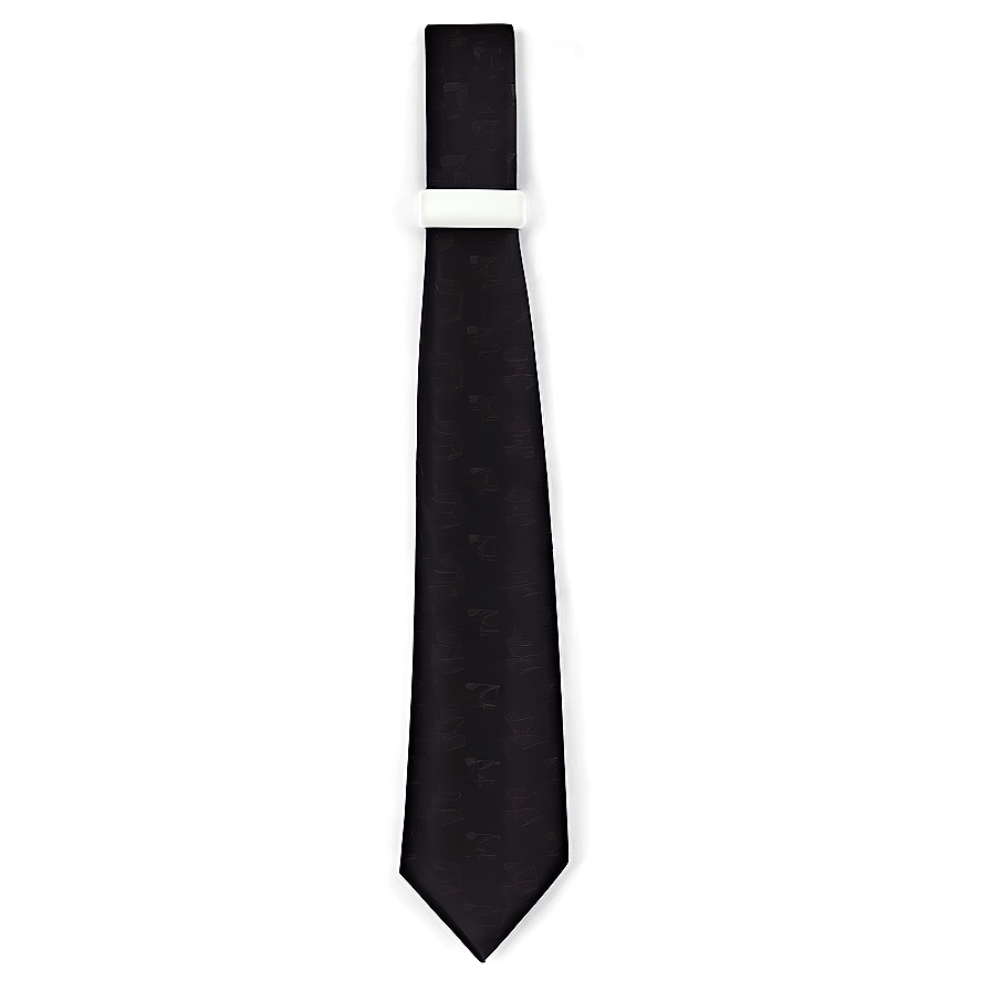 Minimalist Black Tie Png 06212024 PNG