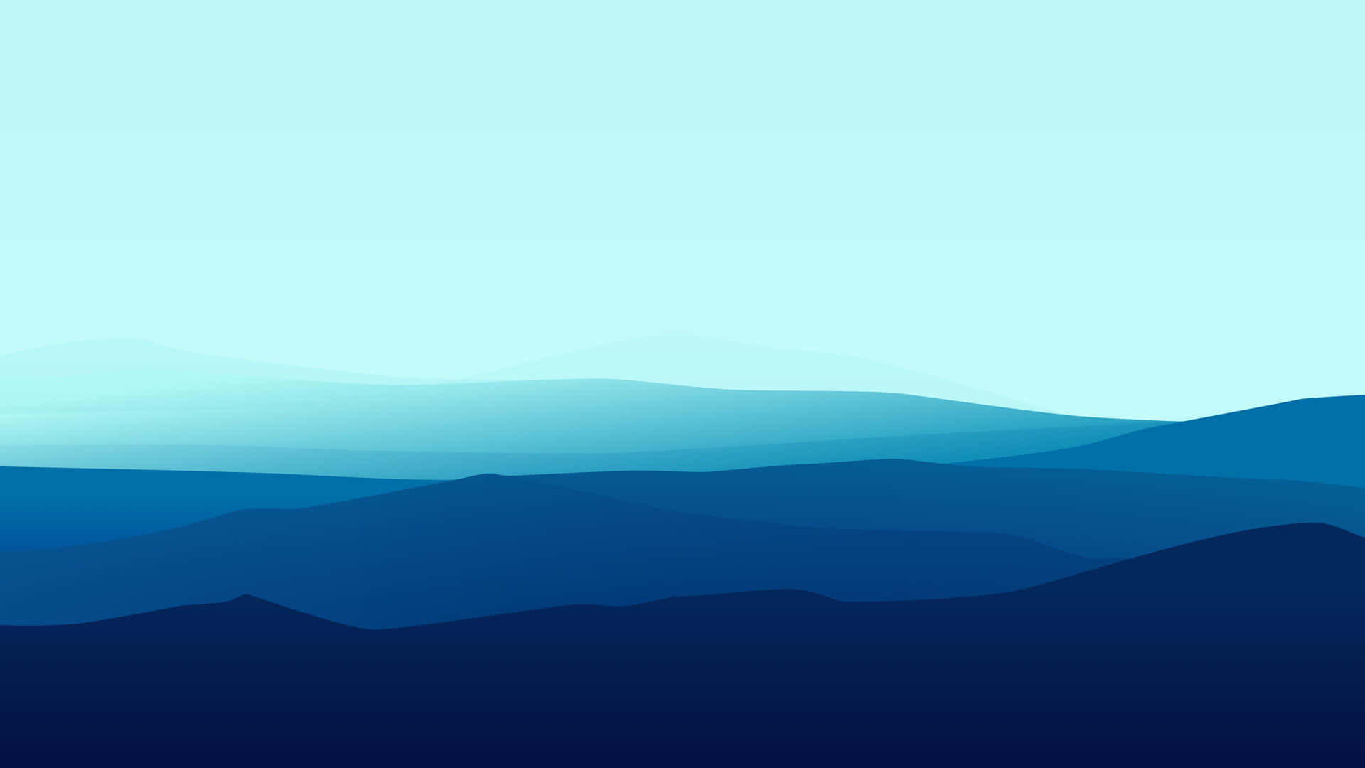A Blue Background With Mountains And Clouds Wallpaper