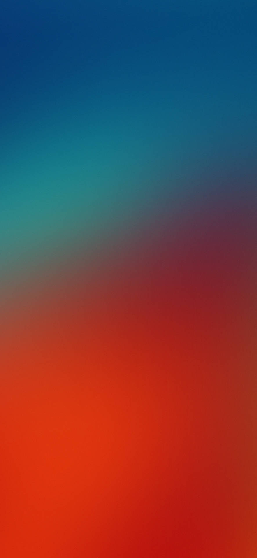 Minimalist Blue Red Gradient Oppo A5s Picture