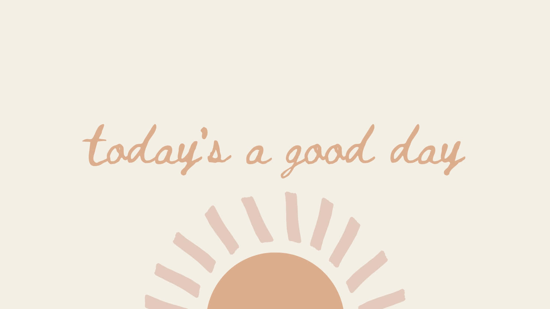 Minimalist_ Boho_ Good_ Day_ Desktop_ Background Wallpaper