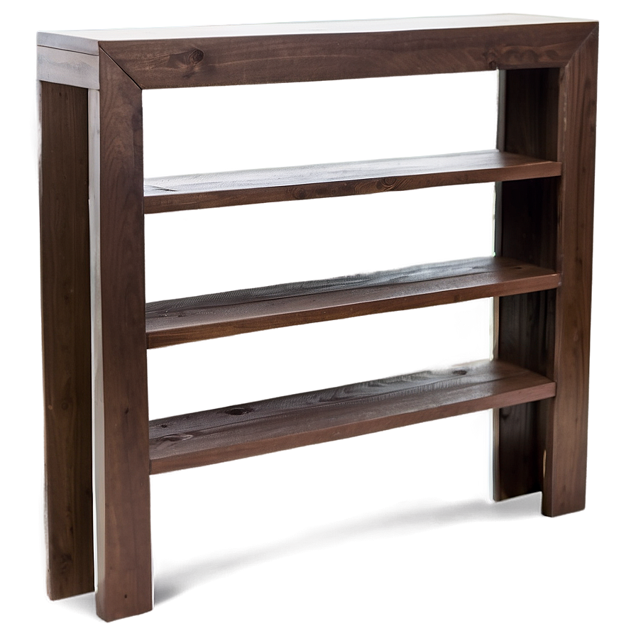 Minimalist Bookshelf Png 06272024 PNG