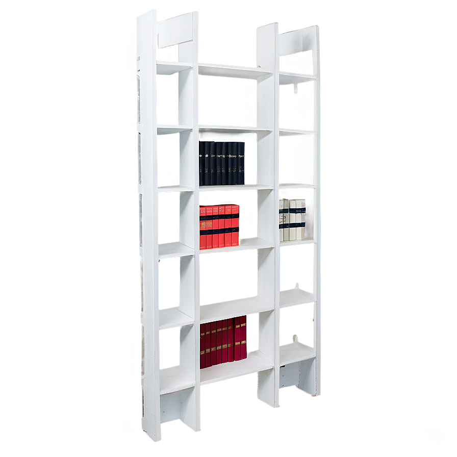 Minimalist Bookshelf Png Qer PNG