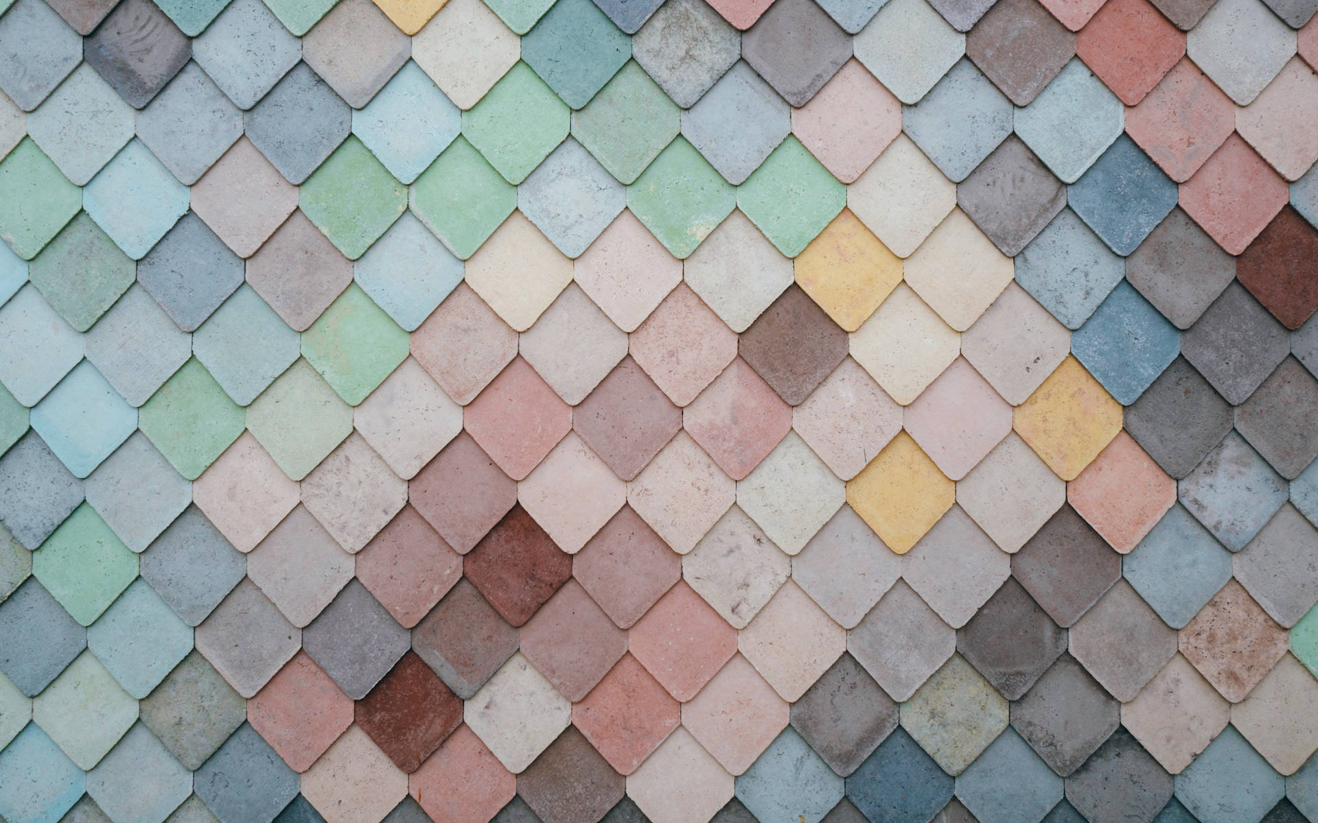 Minimalist Bricks In Pastel Colors