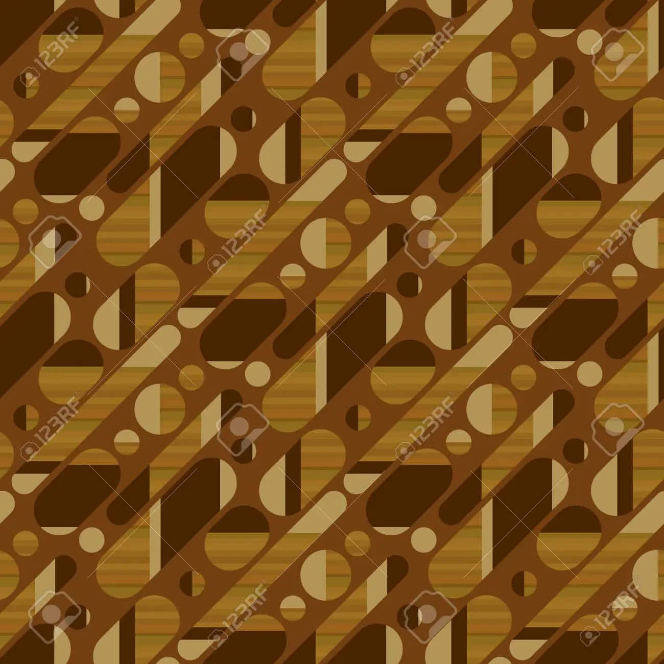 Minimalist Brown Oblong [wallpaper] Wallpaper