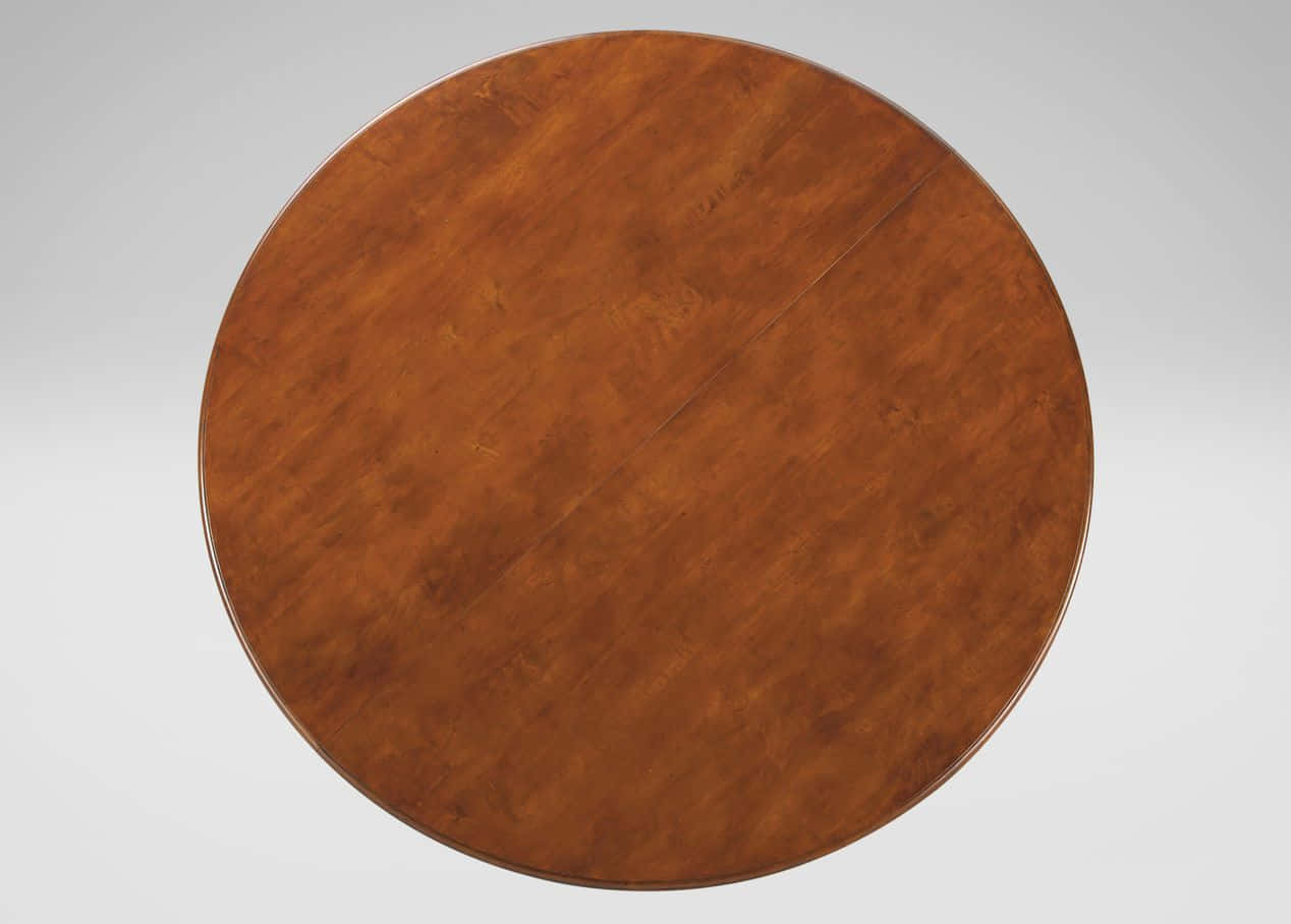 Minimalist Brown Round Shape Wallpaper