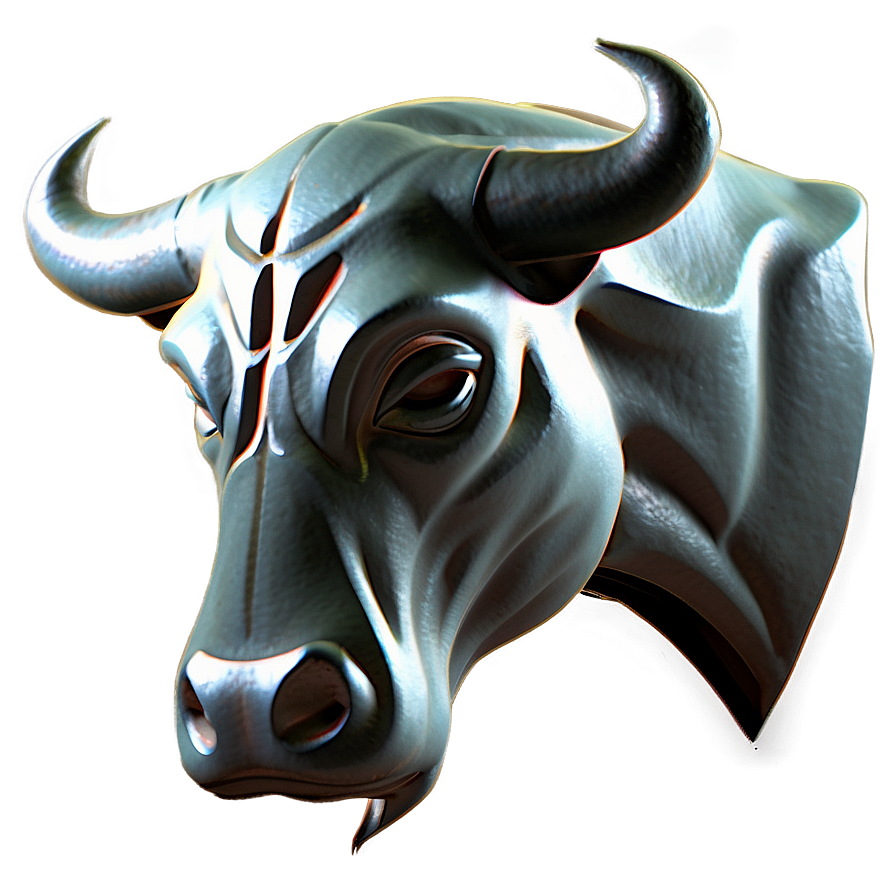 Minimalist Bull Head Png 06132024 PNG