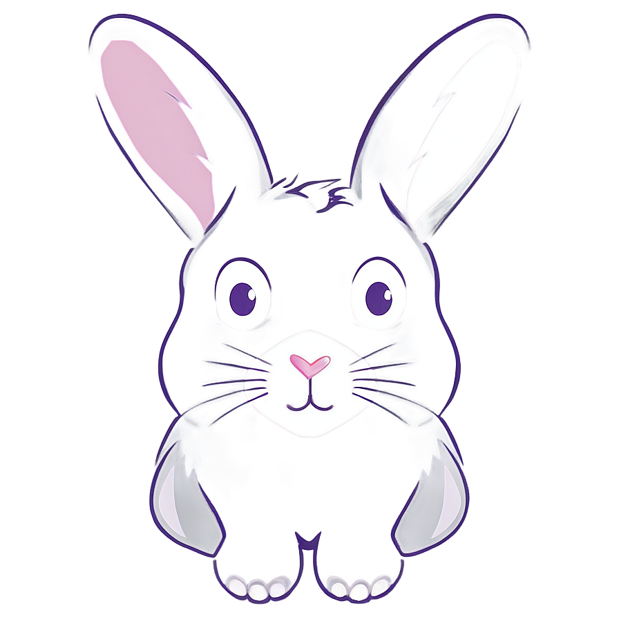 Download Minimalist Bunny Design Png Vjf68 | Wallpapers.com