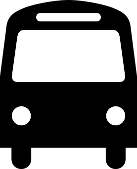 Minimalist Bus Icon PNG