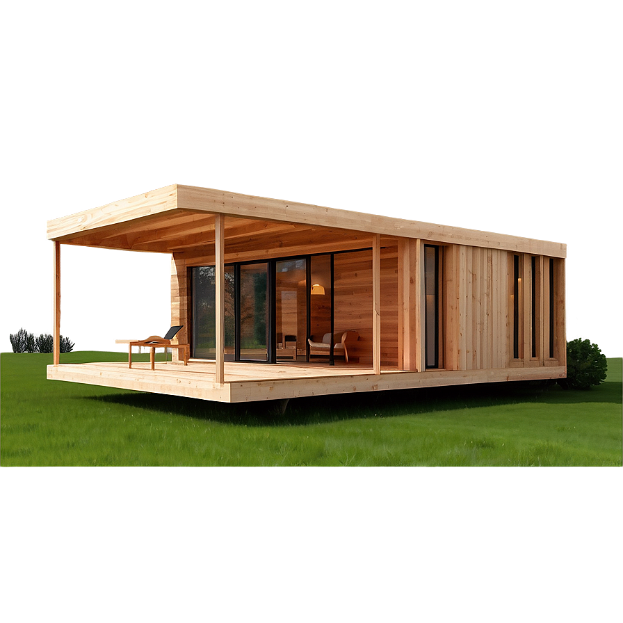 Minimalist Cabin Architecture Png 05242024 PNG