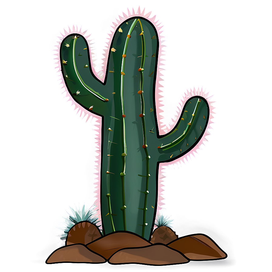 Minimalist Cactus Png 14 PNG