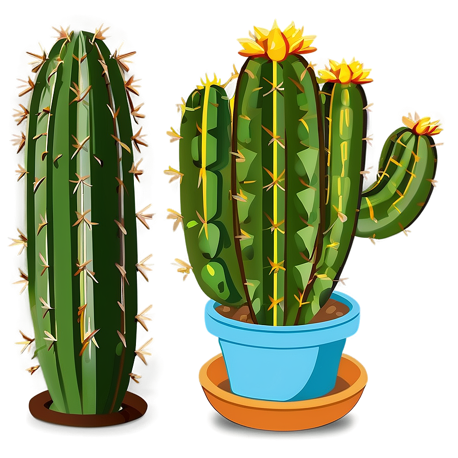 Minimalist Cactus Png 40 PNG