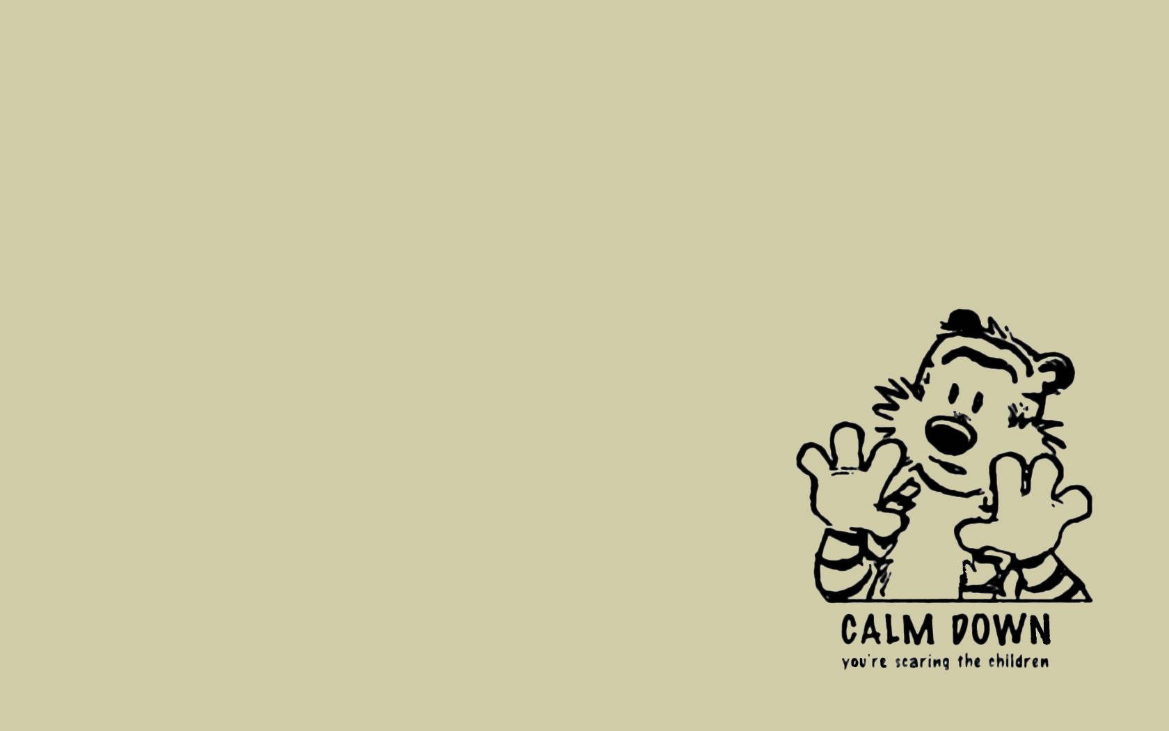 The magic of Calvin and Hobbes Wallpaper