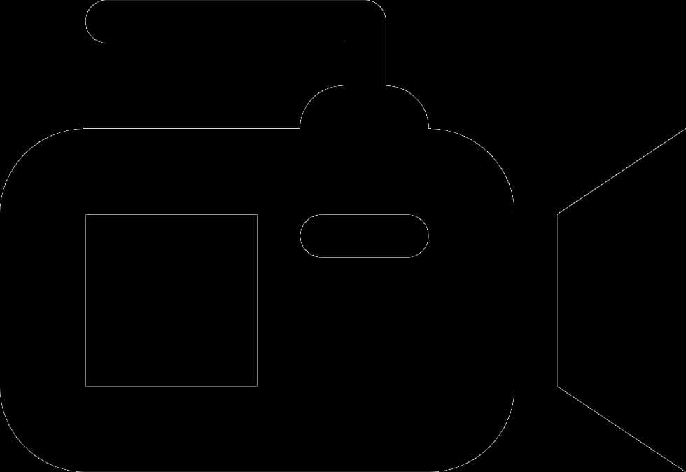 Minimalist Camera Logo Design PNG