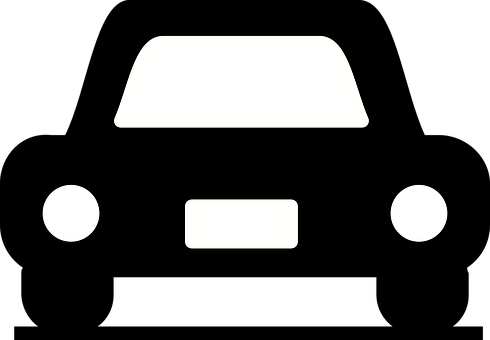 Minimalist Car Icon PNG