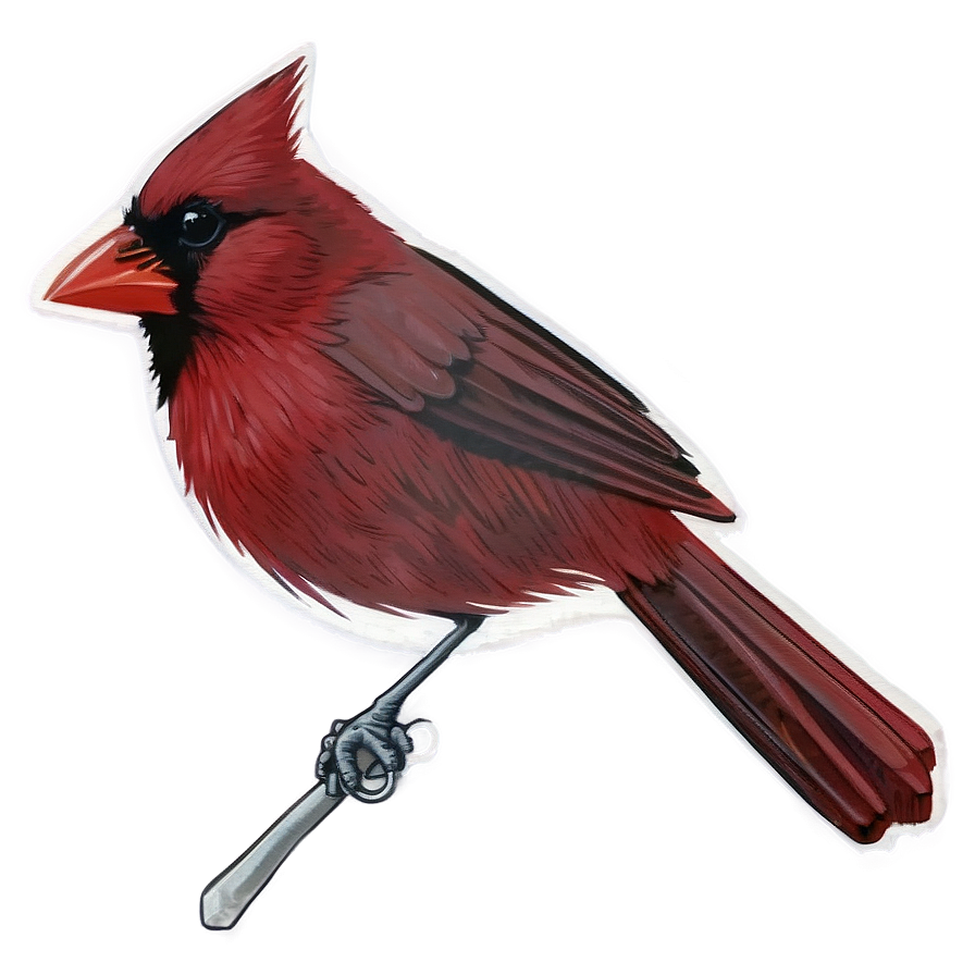 Minimalist Cardinal Design Png 9 PNG