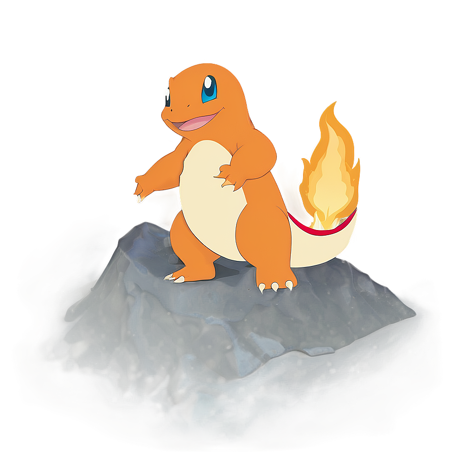 Minimalist Charmander Icon Png 76 PNG