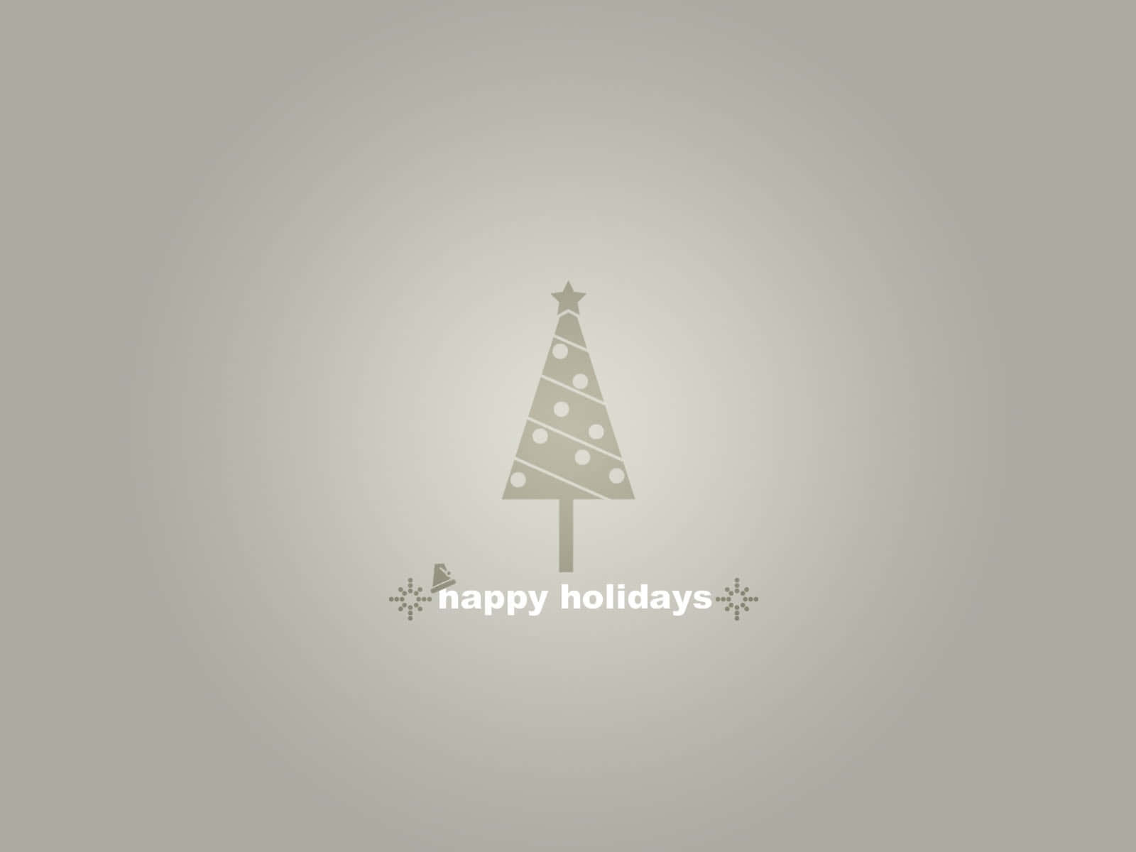 A Christmas Tree With The Words Happy Holidays On It Wallpaper