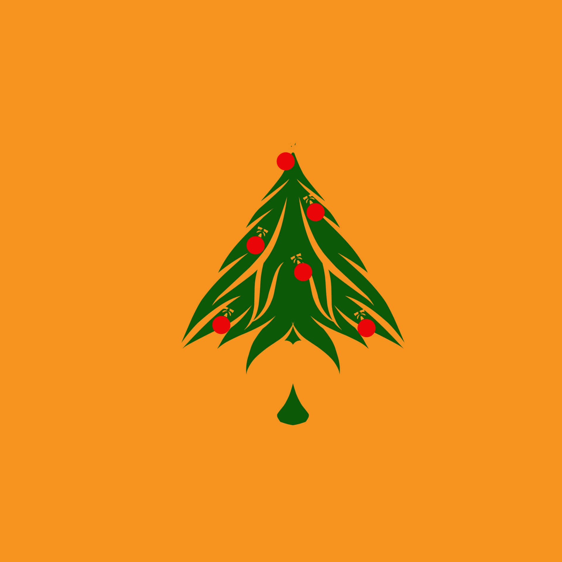 Have a Minimalist Christmas with a Festive Desktop Background Wallpaper