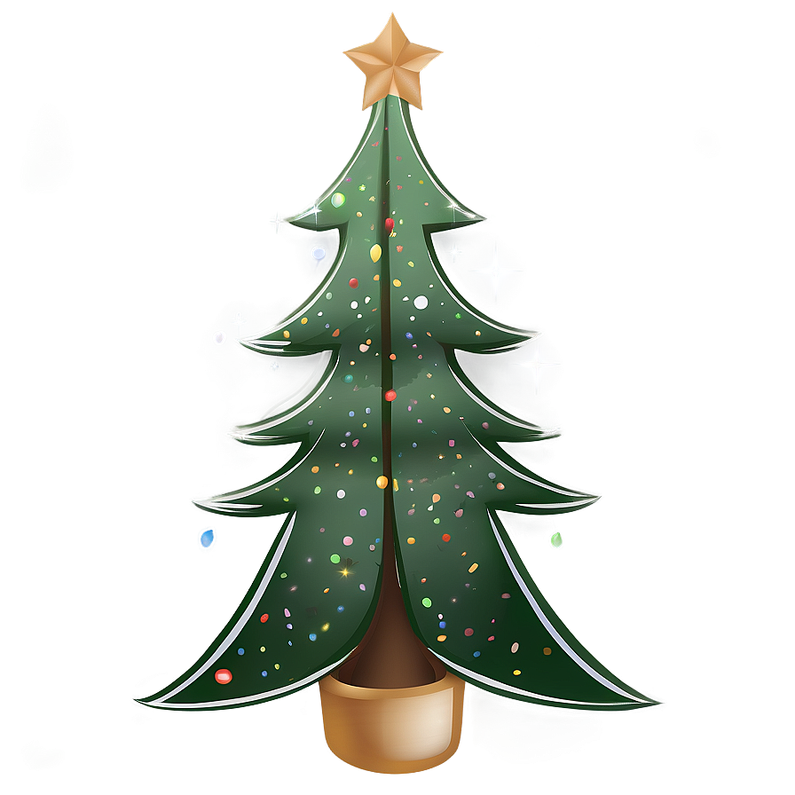 Minimalist Christmas Tree Transparent Png Edx PNG