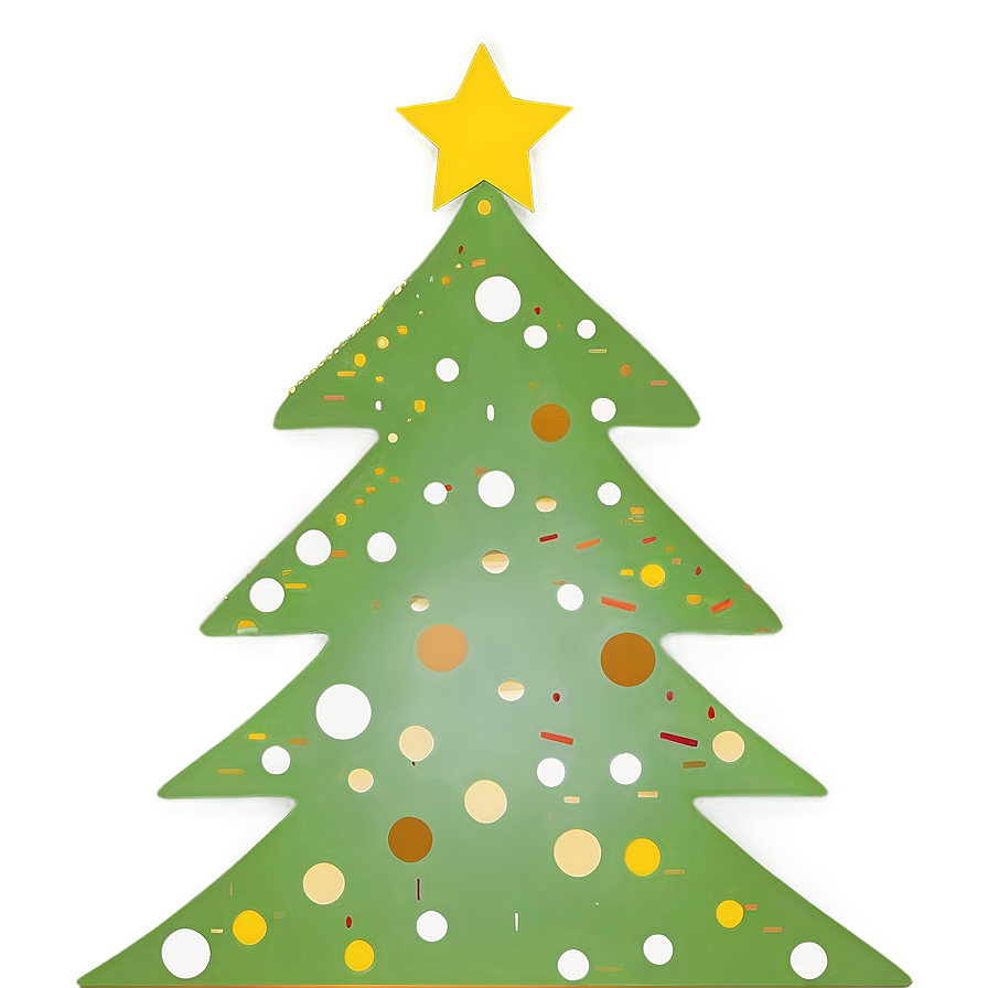 Minimalist Christmas Tree Transparent Png Pwg PNG