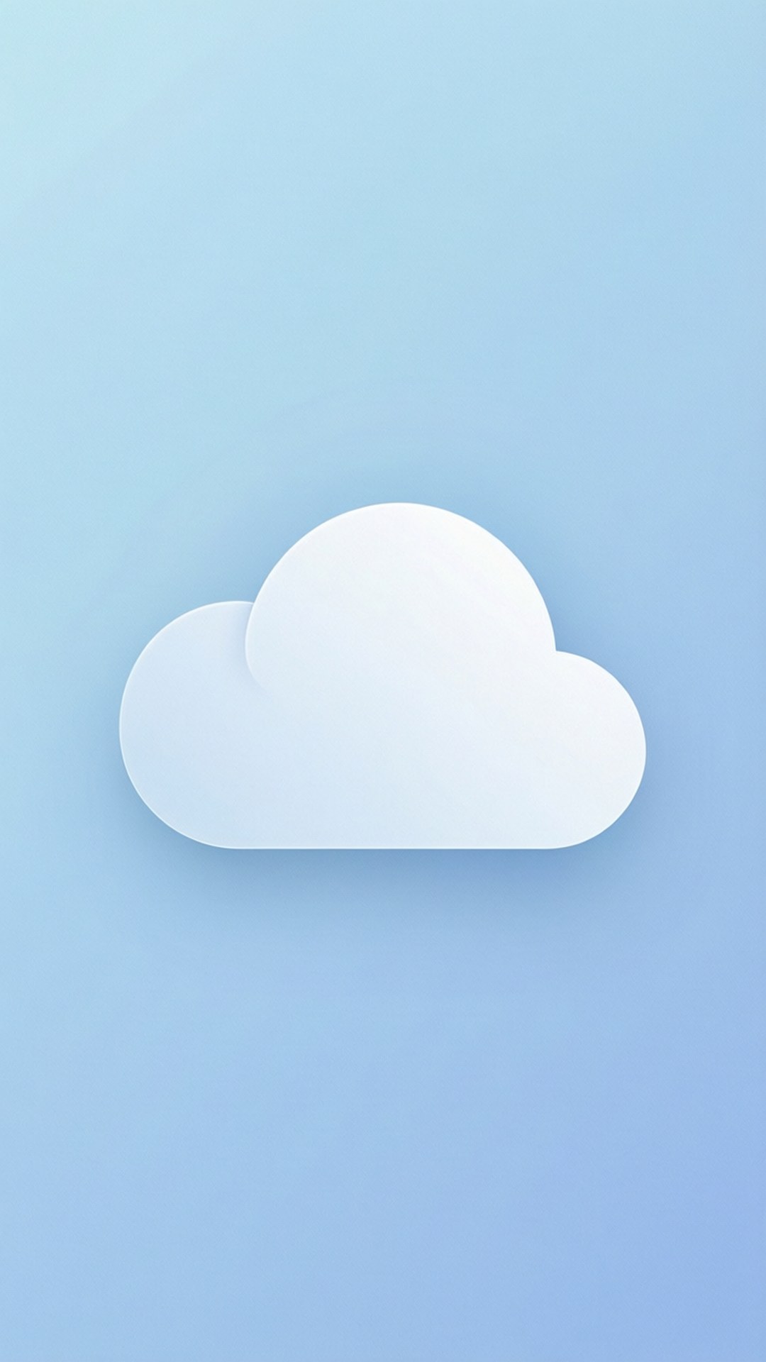 Minimalistische Wolke Wallpaper