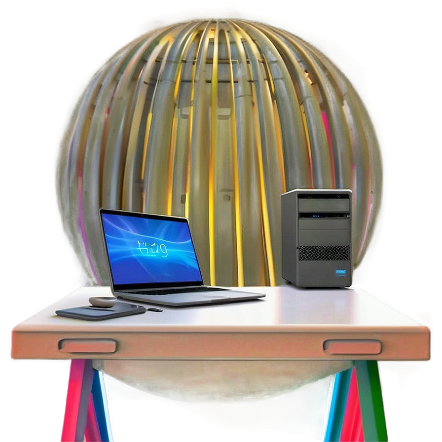 Minimalist Computer Desk Png Llo1 PNG