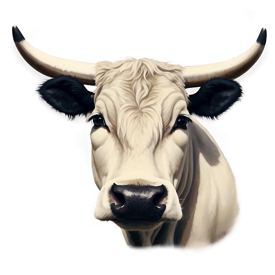 Minimalist Cow Face Png 55 PNG