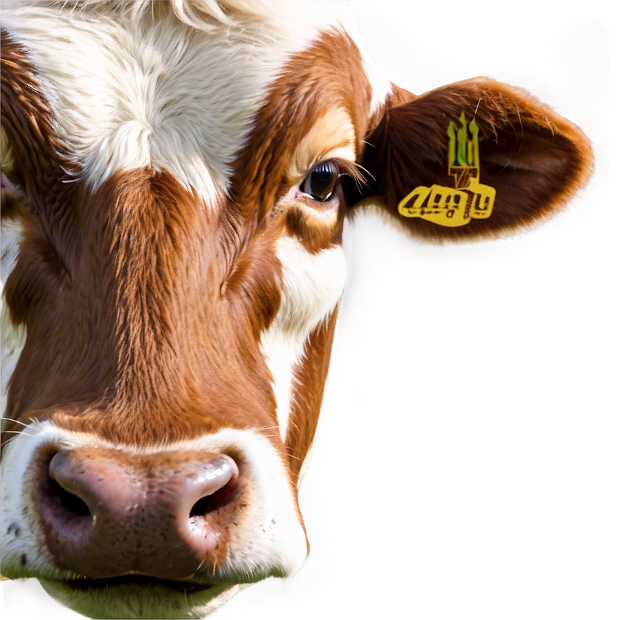 Minimalist Cow Face Png Txw57 PNG