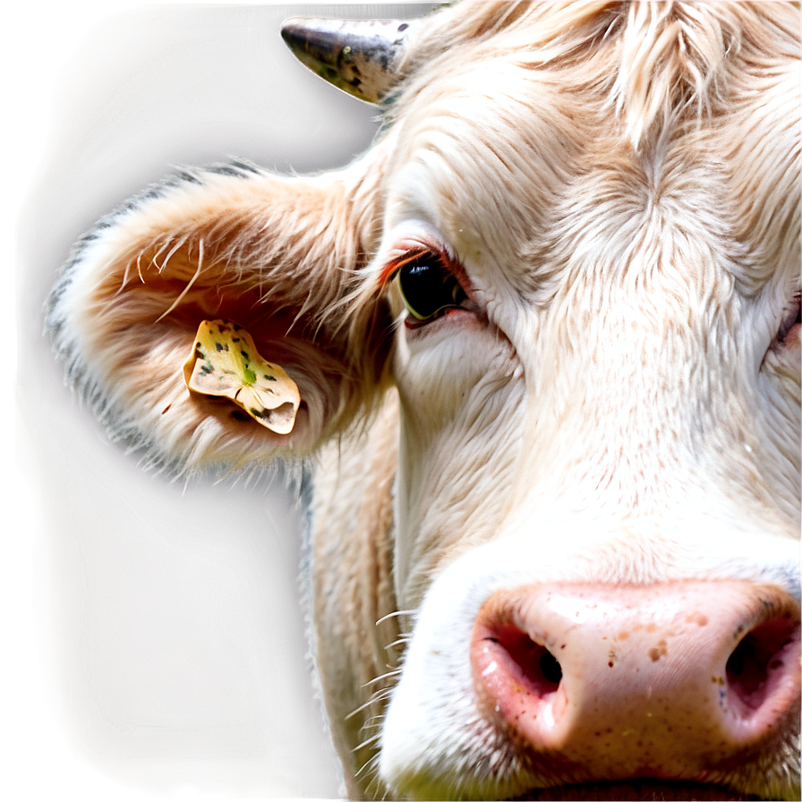 Minimalist Cow Face Png Uob21 PNG