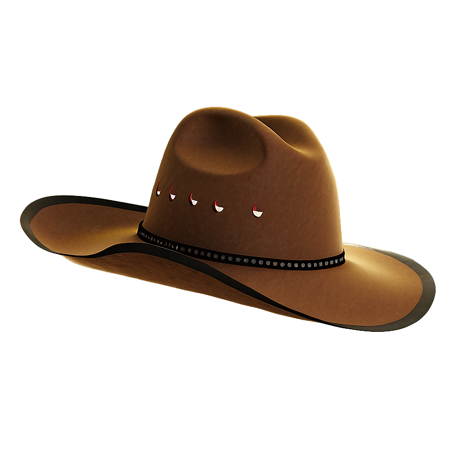 Minimalist Cowboy Hat Transparent Png 05262024 PNG