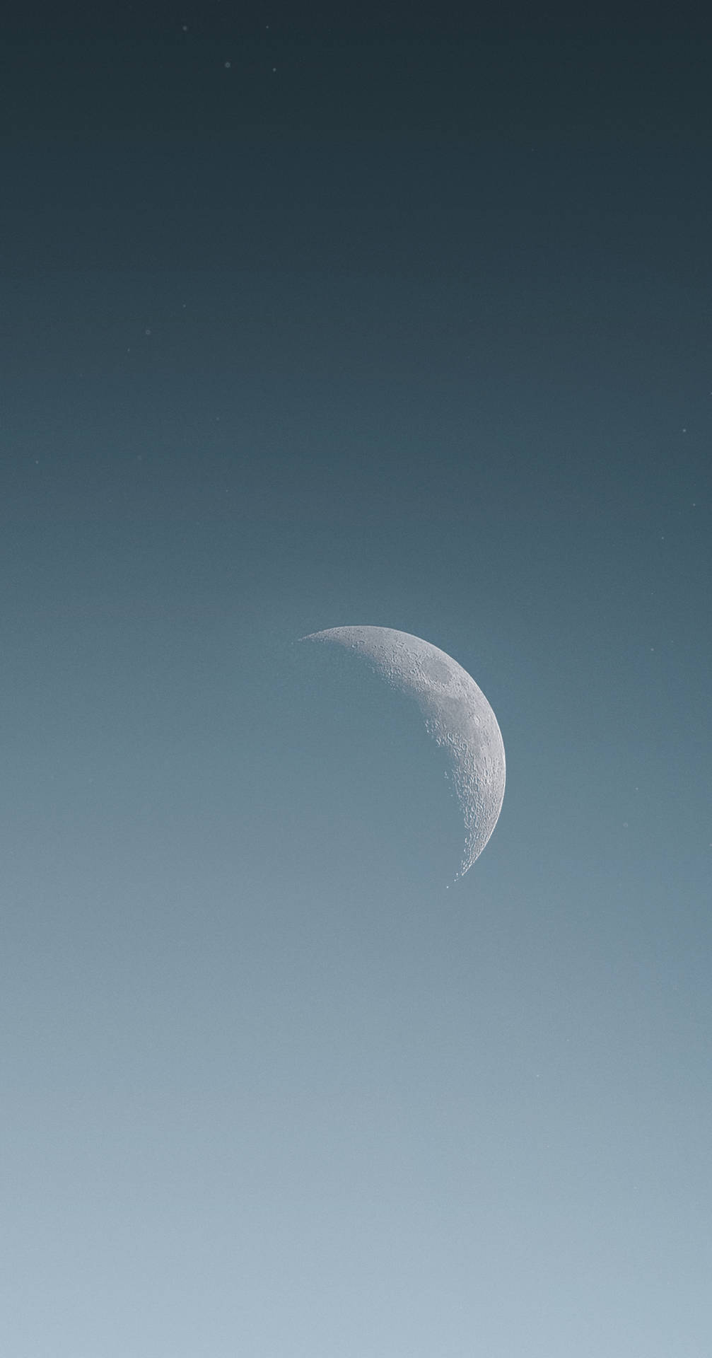 Minimalist Crescent Aesthetic Moon Wallpaper