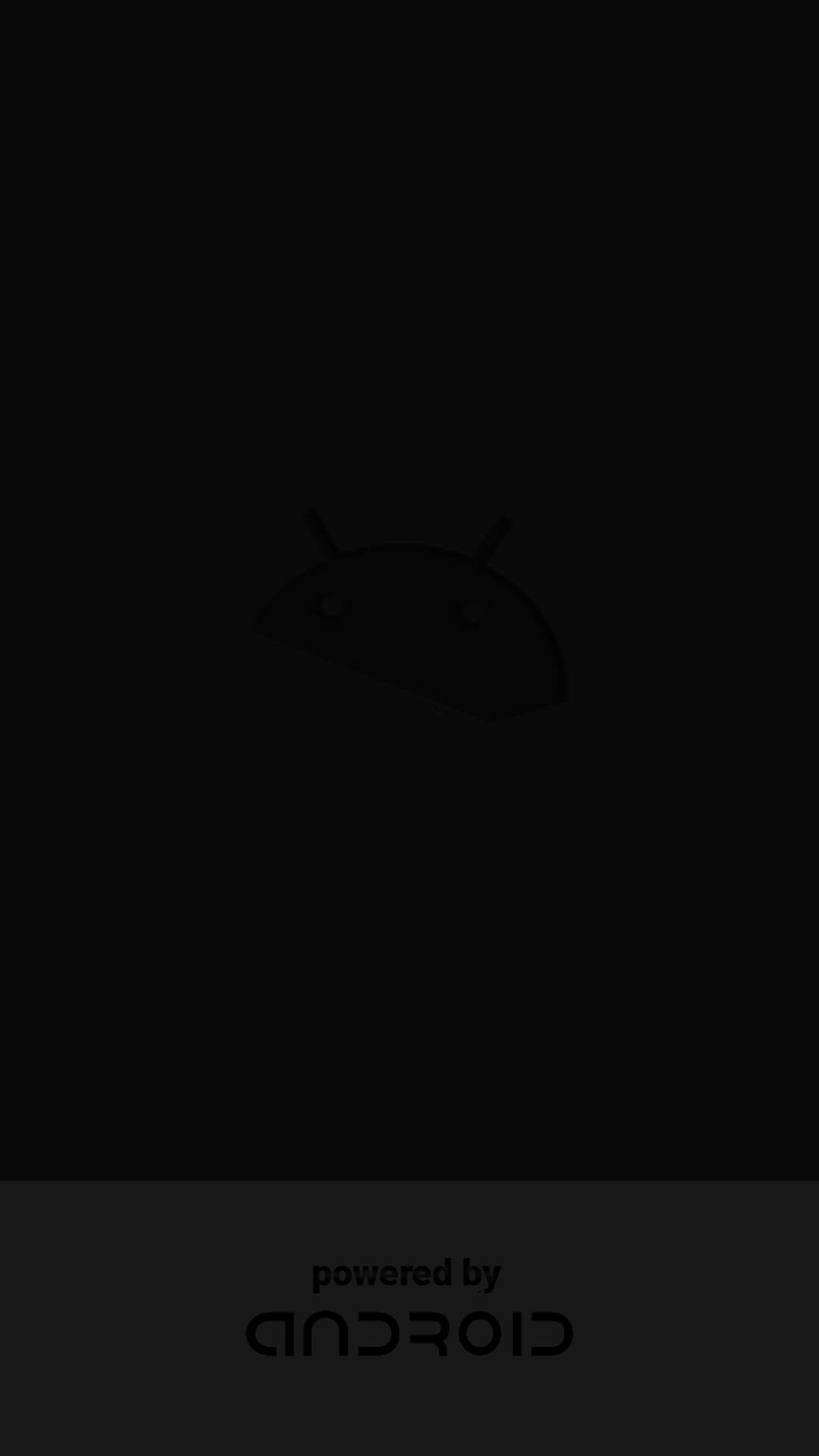 Minimalist Dark Android Logo