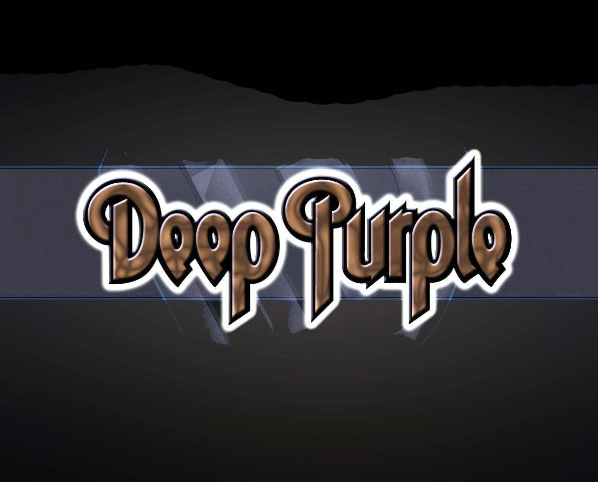 Minimalist Deep Purple Band Illustration Wallpaper