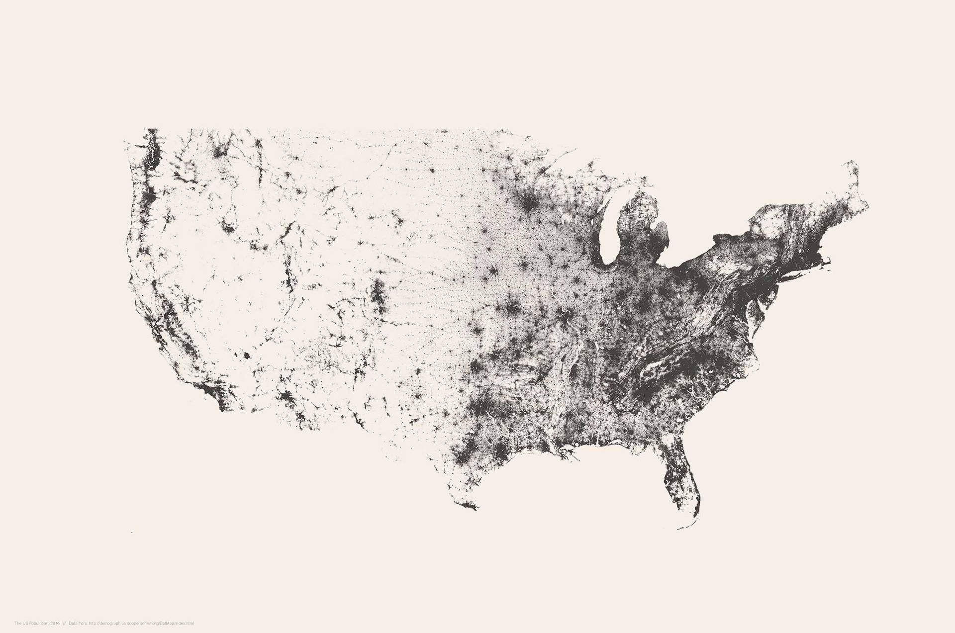 Minimalist Desktop Gray Us Map