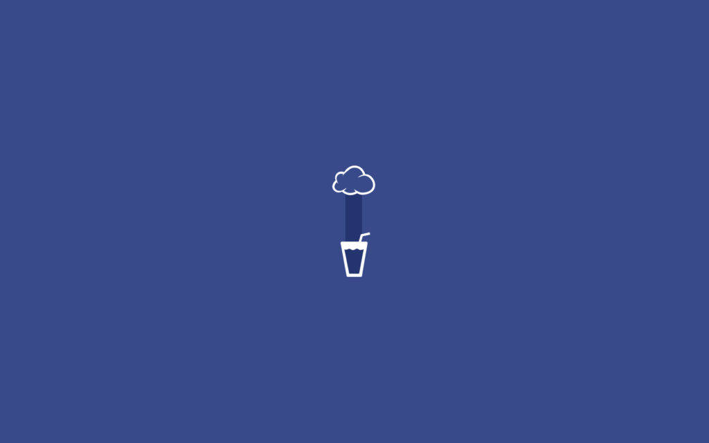 Minimalist Desktop Rain On A Cup Picture