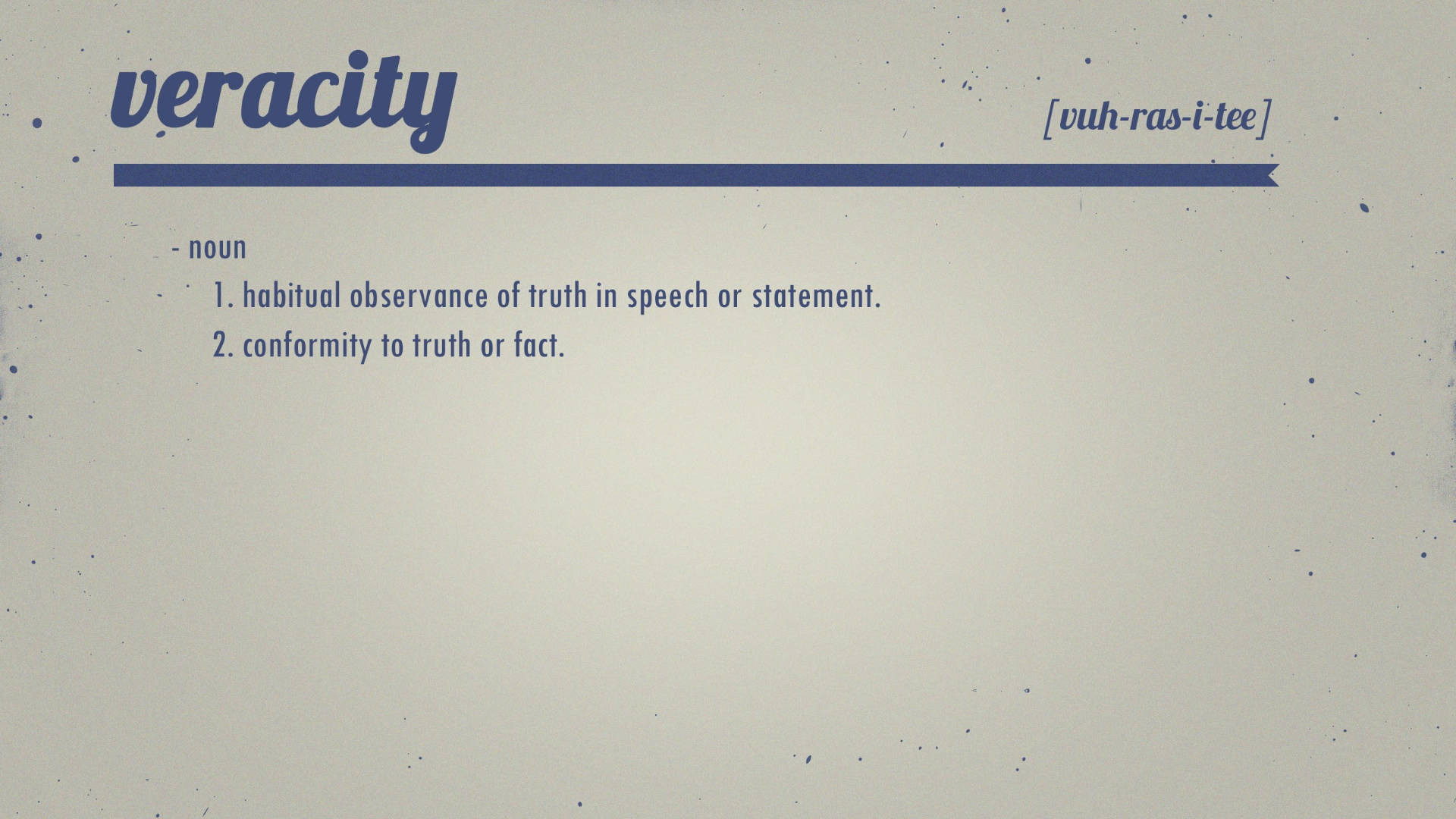 Minimalist Dictionary Veracity Meaning Wallpaper