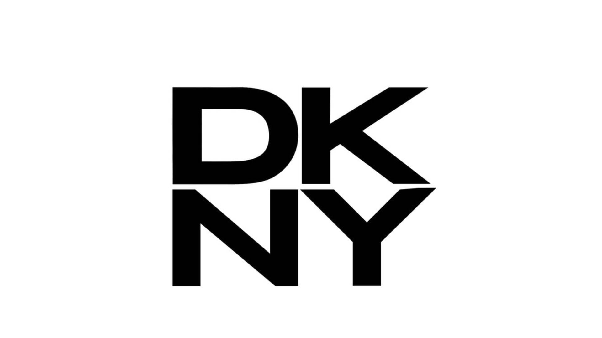 Minimalist DKNY Logo Tapet: Se det simple mønster, der tilbydes af det elegante DKNY logo tapet. Wallpaper
