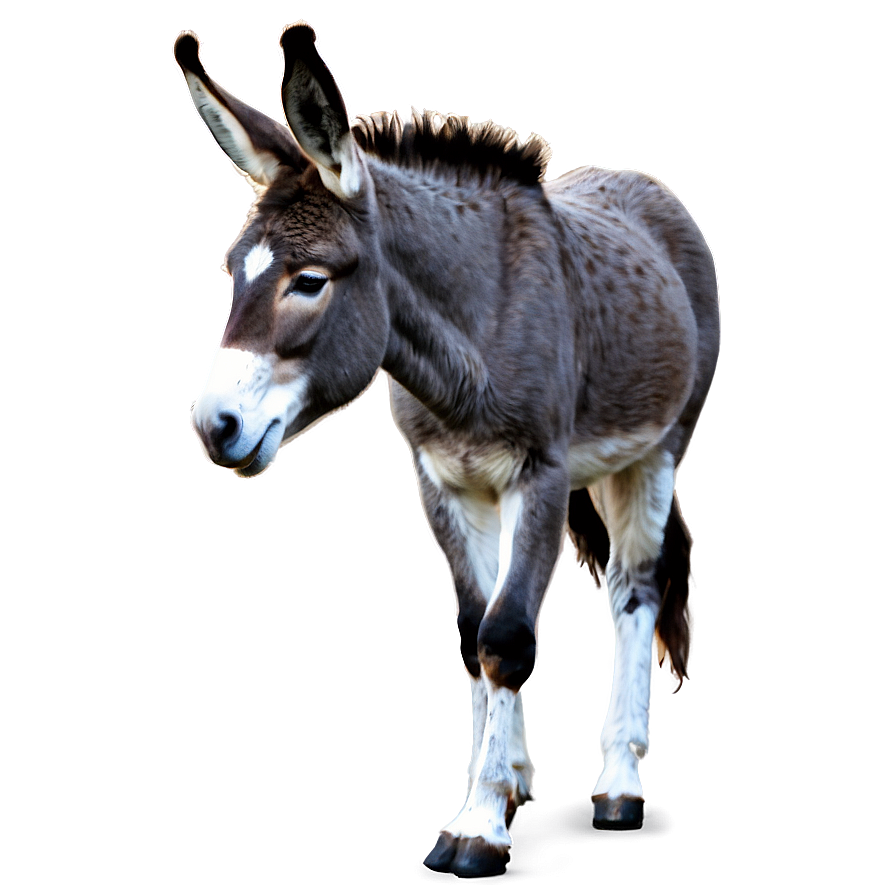 Minimalist Donkey Design Png 05232024 PNG